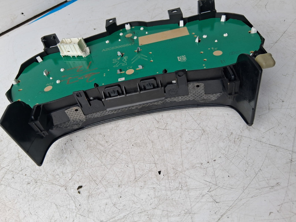 2012 PEUGOET 207 INSTRUMENT CLUSTER SPEEDO METER SPEED DIALS A2C53065547