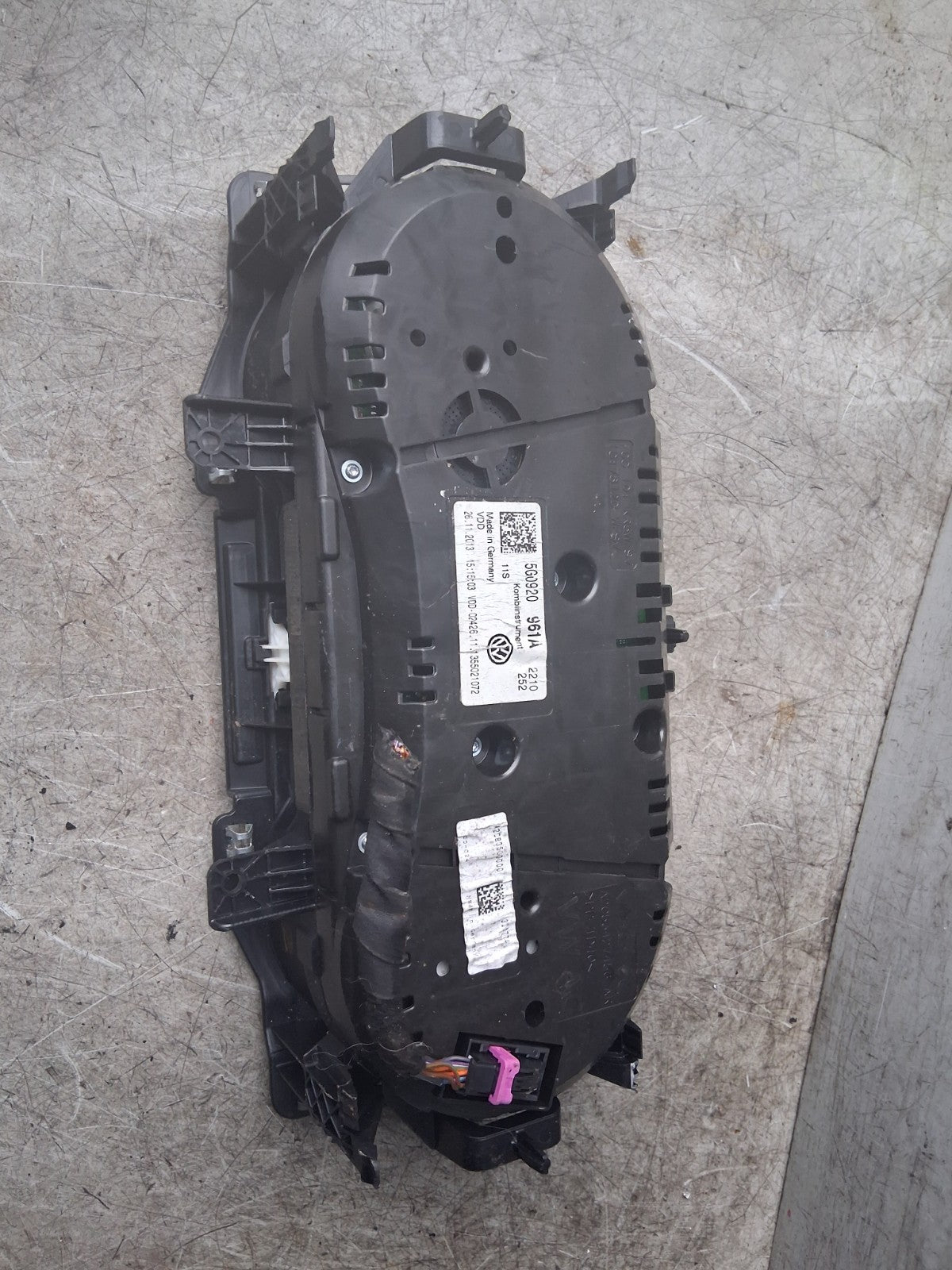 2013 VW VOLKSWAGEN GOLF MK7 1.6 TDI DIESEL INSTRUMENT CLUSTER 5G0920961A