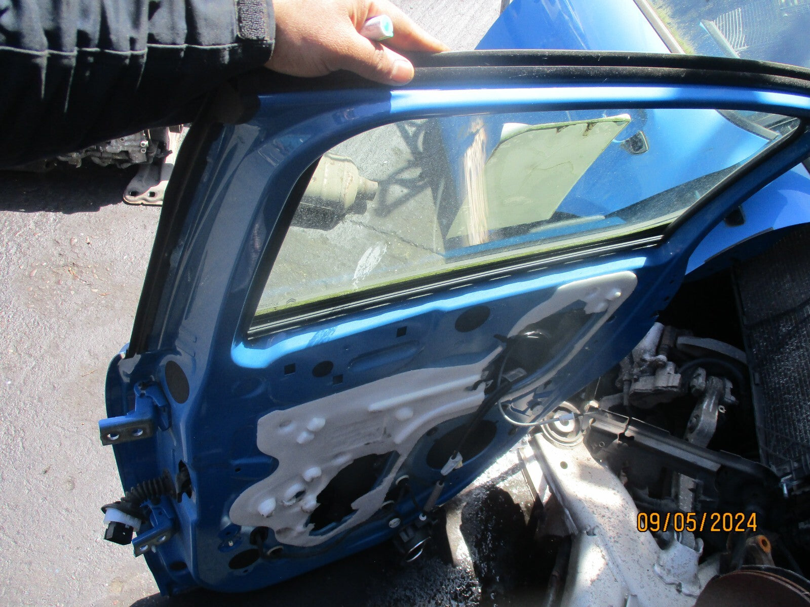 2020 CITROEN C3 MK3 OSR DRIVER SIDE REAR DOOR BLUE EJY COBALT