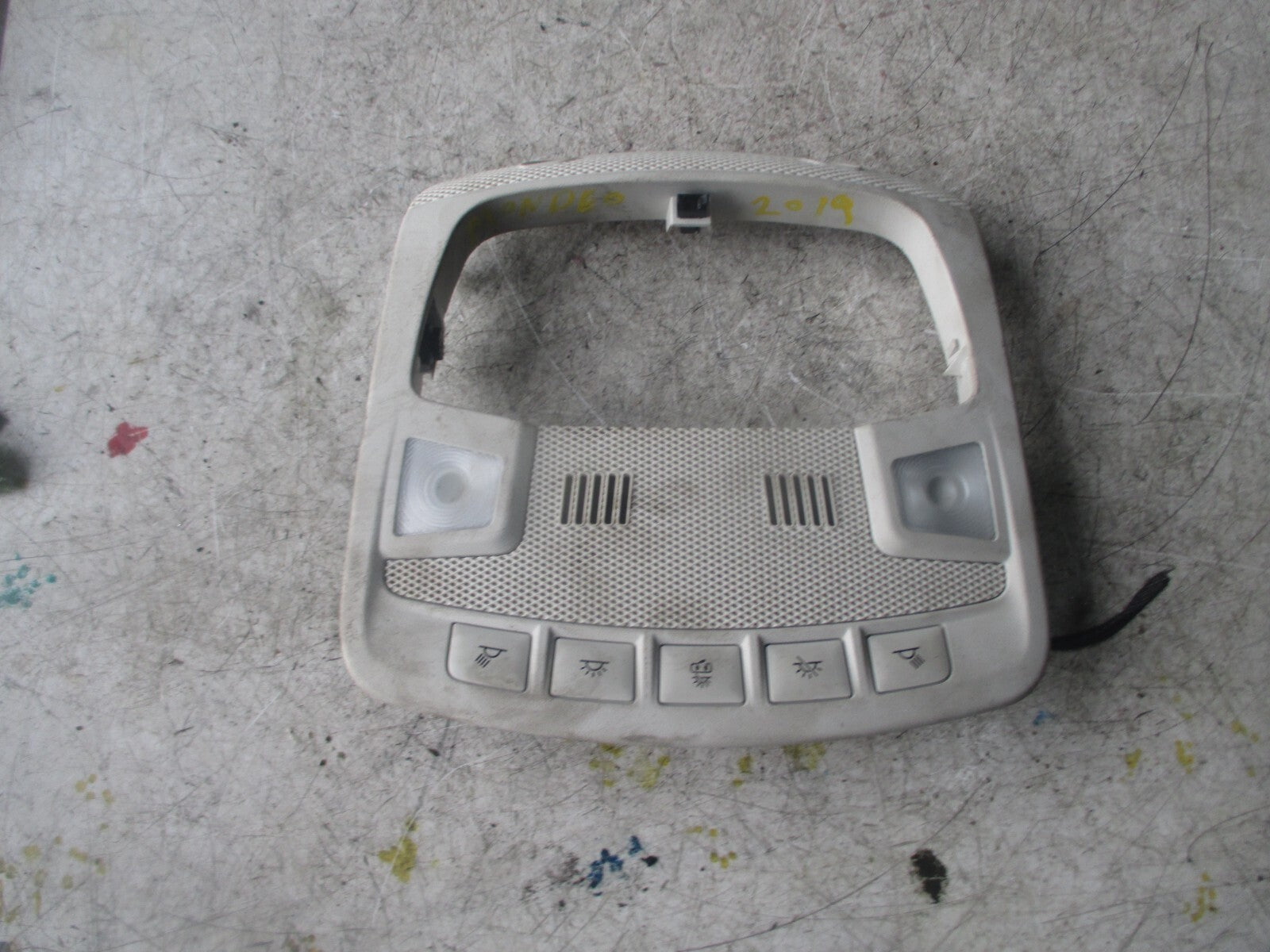 FORD MONDEO MK5 2019 INTERIOR ROOF READING LIGHT FRONT PANEL DS7T15K609