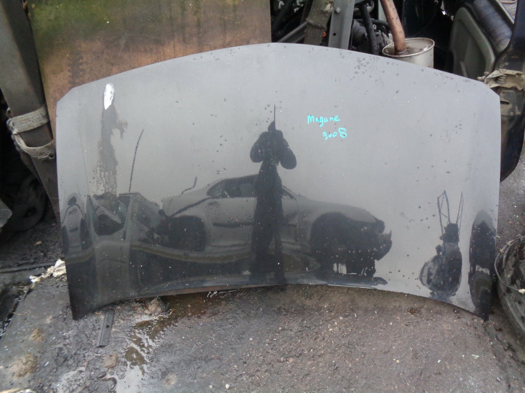 RENAULT MEGANE MK2 2008 FRONT COMPLETE BONNET HOOD  BLACK