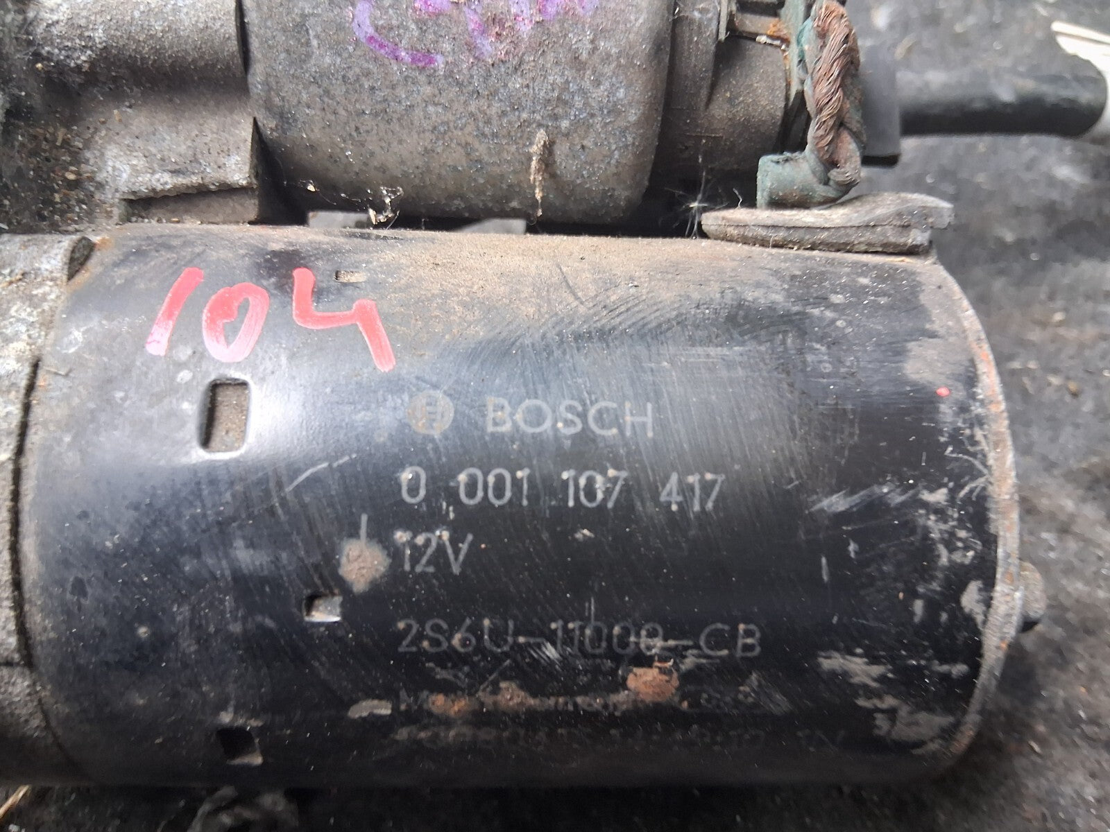 FORD FOCUS C-MAX 2005 1.6 PETROL STARTER MOTOR 0001107417