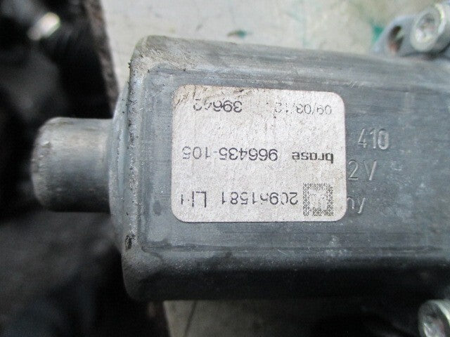 2012 VAUXHALL ASTRA J NSF PASSENGER SIDE FRONT WINDOW MOTOR & REGULATOR 966435