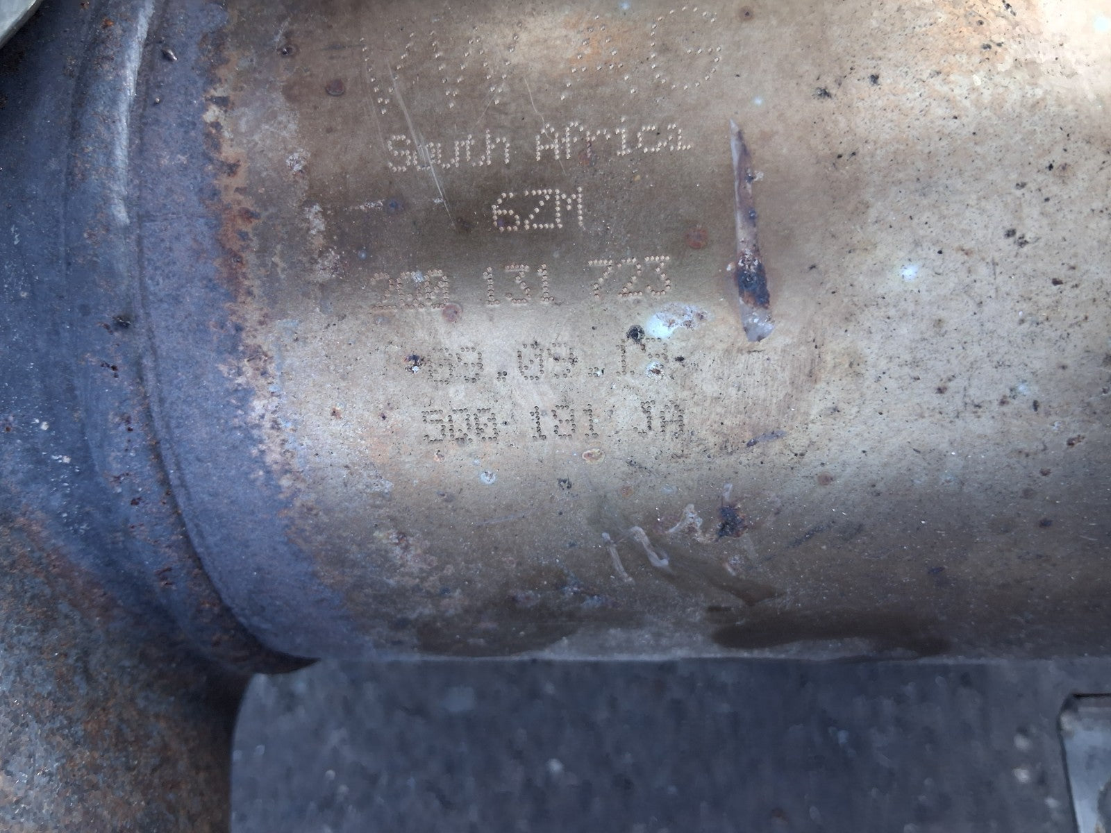 2019 VW VOLKSWAGEN POLO MK6 1.0 PETROL DPF CATALYTIC CONVERTER 2Q0131723
