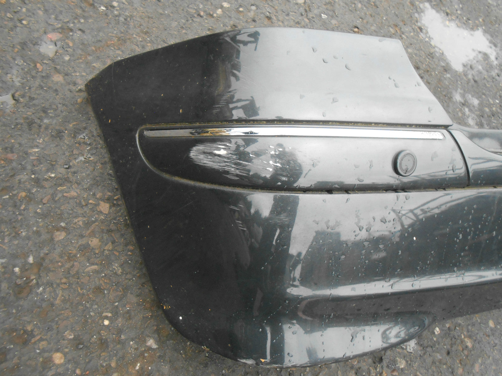 MERCEDES A CLASS W168 2003 REAR BACK PLASTIC BUMPER BLACK