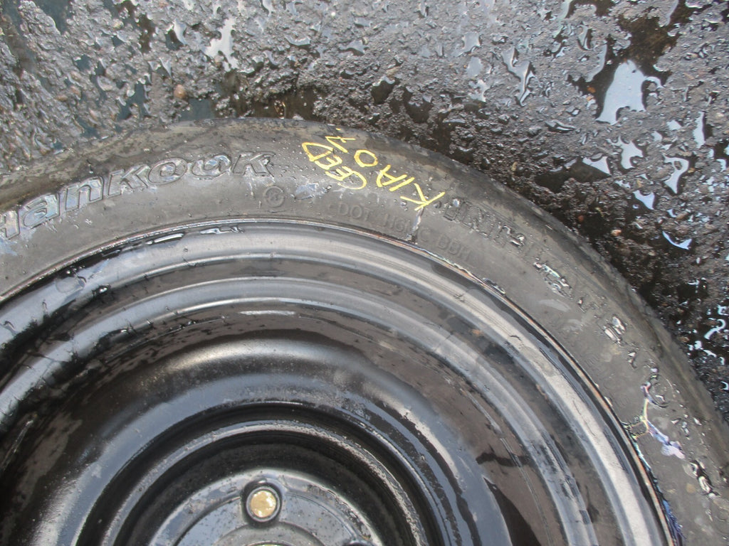 KIA CEED 2007 SPACE SPACER WHEEL WITH TYRE T125/80D15