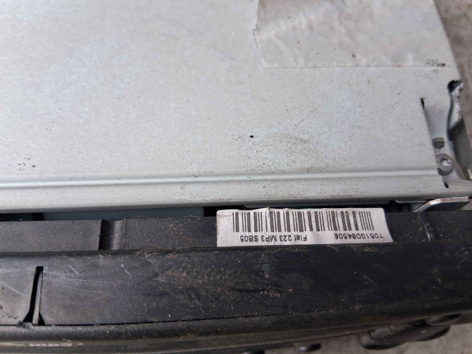 2010 FIAT DOBLO MK1 RADIO STEREO CD PLAYER HEAD UNIT 7646332316