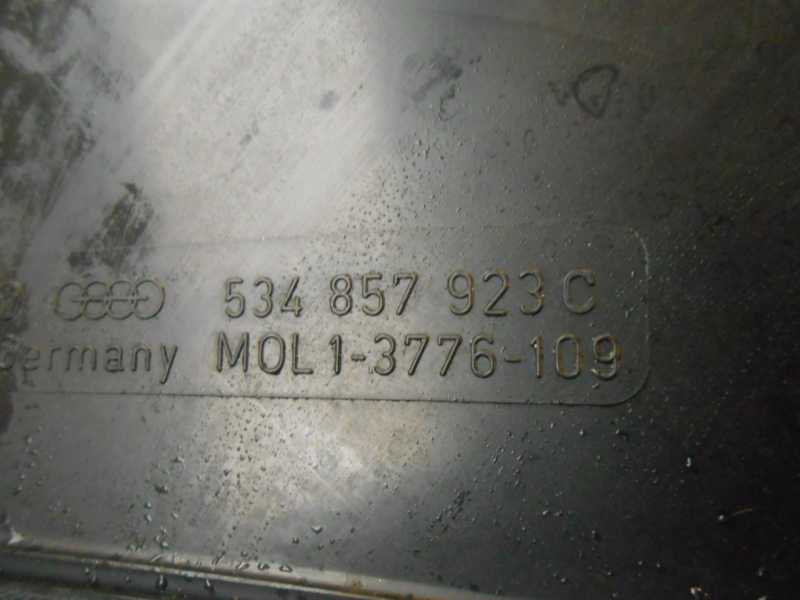 VW VOLKSWAGEN SCIROCCO 53B (MK2) UNDER DASH STORAGE TRY 534857923C