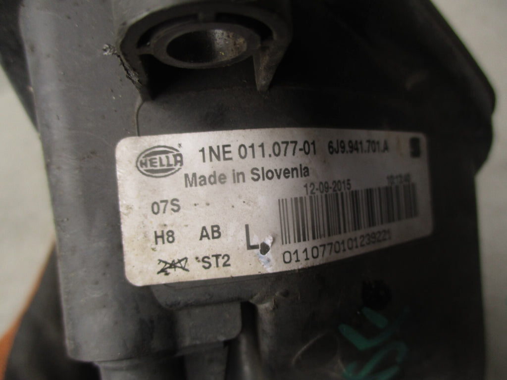2014 SEAT IBIZA MK4 NSF PASSENGER SIDE FRONT LEFT FOG LIGHT 6J9941701A