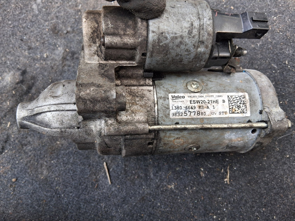 2021 CITROEN BERLINGO K9 MK3 1.5 DIESEL STARTER MOTOR 9832577880