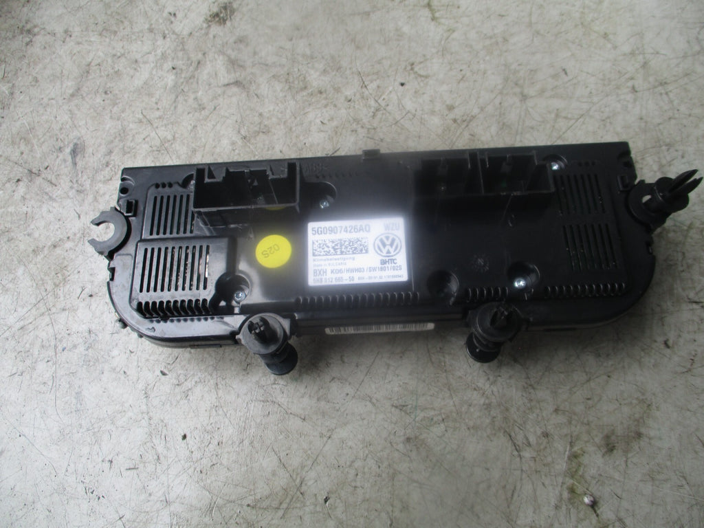 2017 VW VOLKSWAGEN GOLF HEATER AC CLIMATE CONTROL SWITCH PANEL 5G0907426AQ