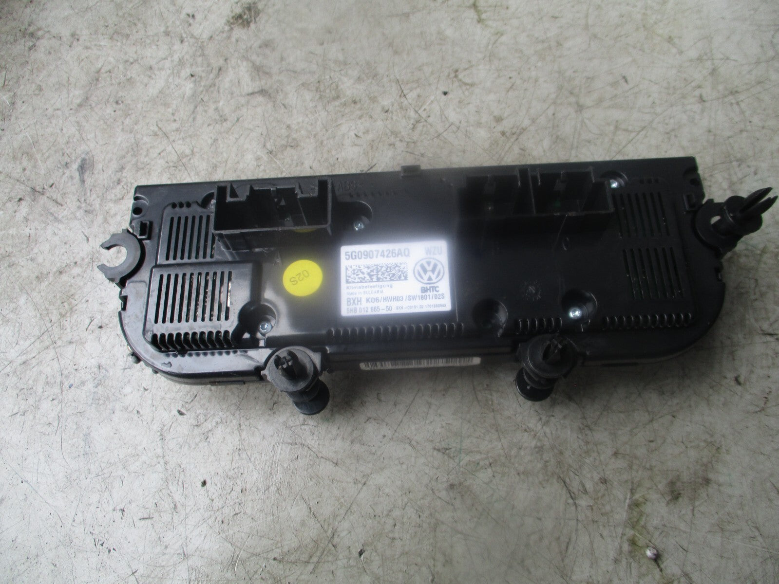 2017 VW VOLKSWAGEN GOLF HEATER AC CLIMATE CONTROL SWITCH PANEL 5G0907426AQ