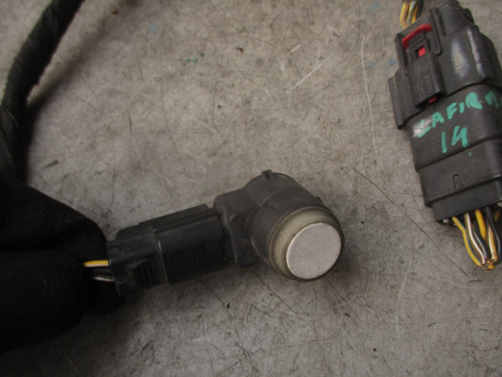 2014 VAUXHALL ZAFIRA C REAR BUMPER PARKING SENSOR AND WIRING LOOM