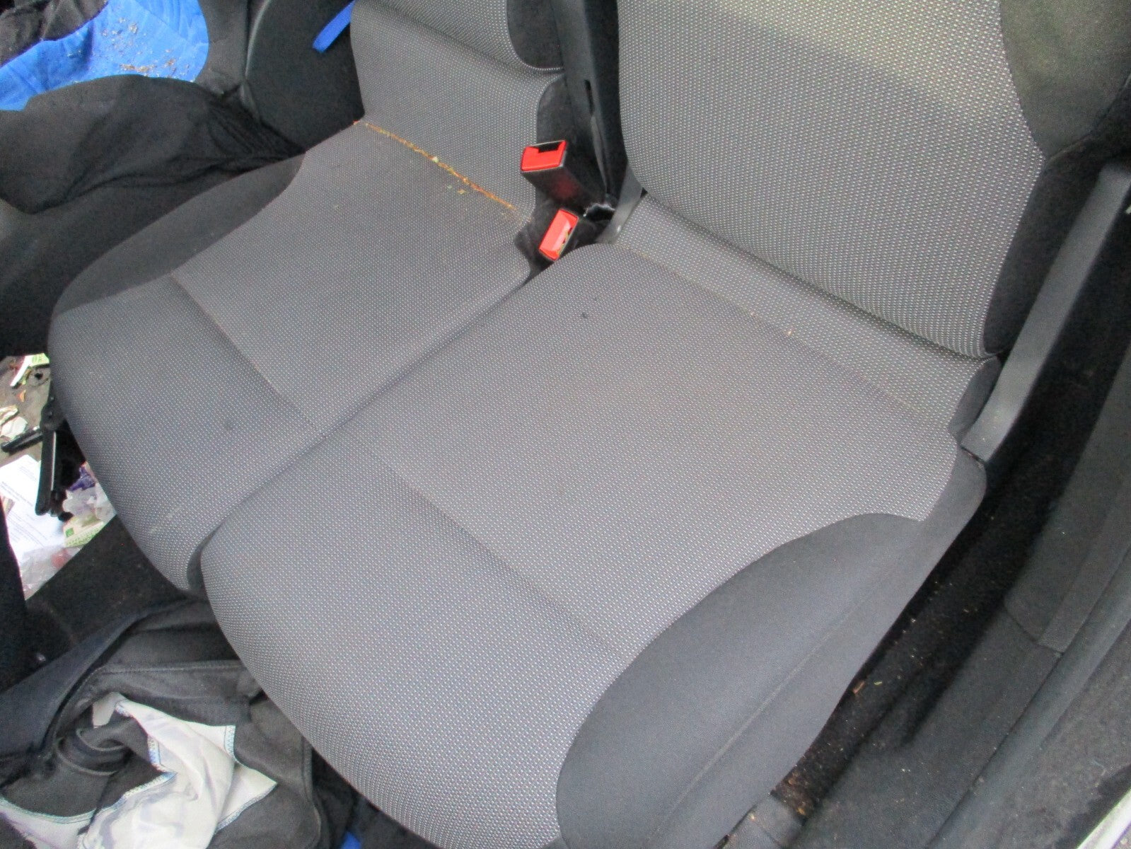 PEUGEOT PARTNER MK3 2022 NS PASSENGER SIDE FRONT TWIN DOUBLE BENCH SEAT FABRIC