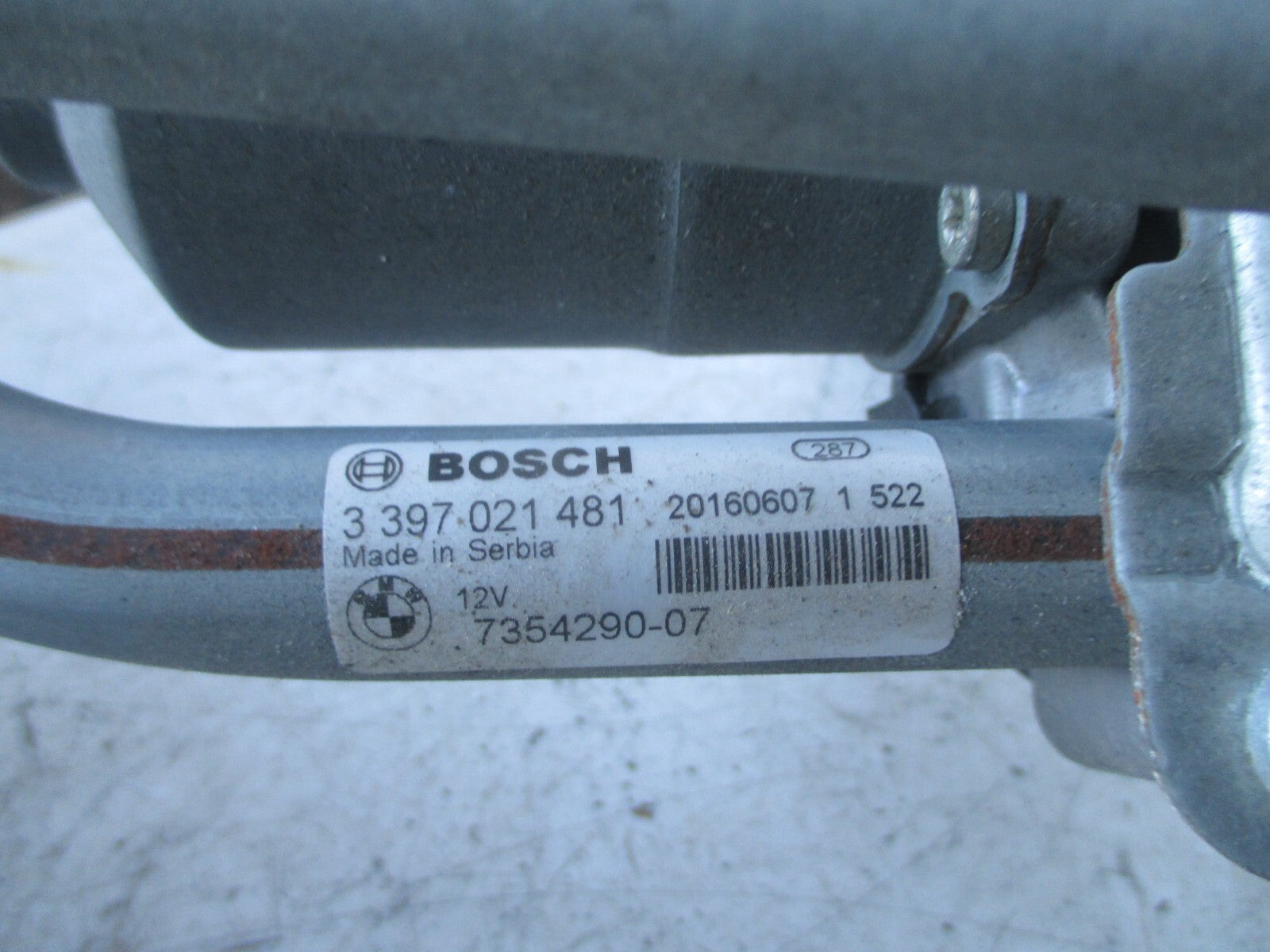 BMW MINI CLUBMAN F54 2016 FRONT WINDSCREEN WIPER MOTOR LINKAGES 7354290