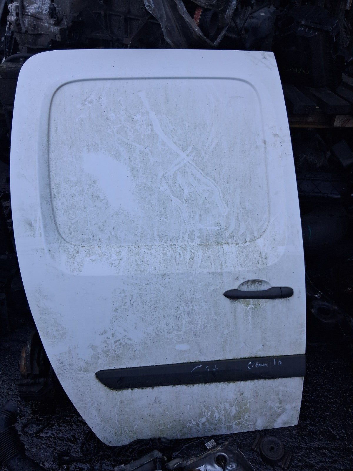 MERCEDES CITAN W415 2016 OS DRIVER SIDE SLIDING COMPLETE DOOR WHITE