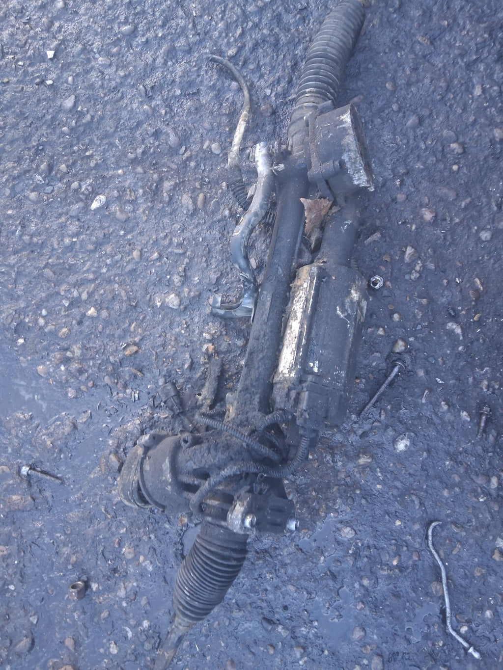 2012 VW VOLKSWAGEN CADDY 2K 1.6 DIESEL STEERING RACK