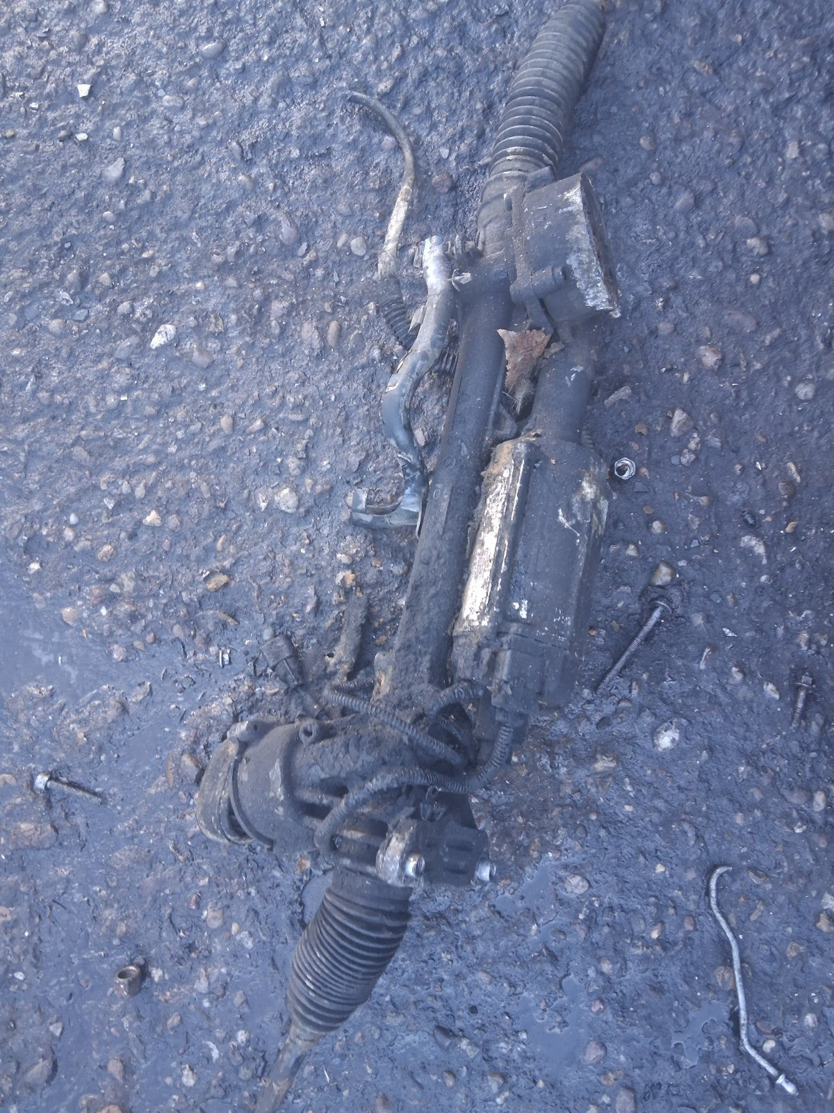 2012 VW VOLKSWAGEN CADDY 2K 1.6 DIESEL STEERING RACK