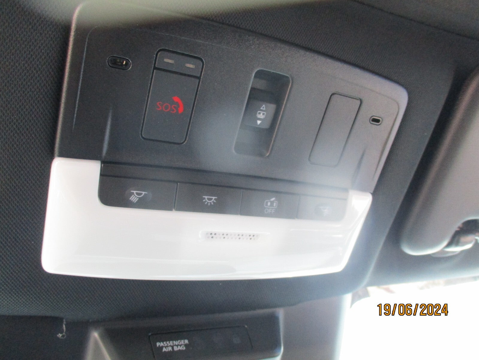 NISSAN QASHQAI J12 MK3 2023 FRONT INTERIOR ROOF READING LIGHT