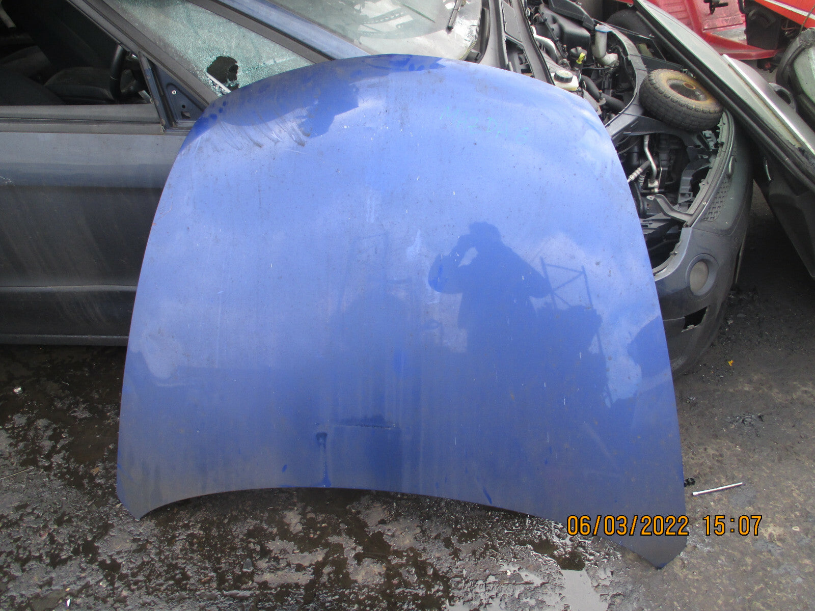 MAZDA 6 2008 MK2 FRONT BONNET HOOD PANEL BLUE