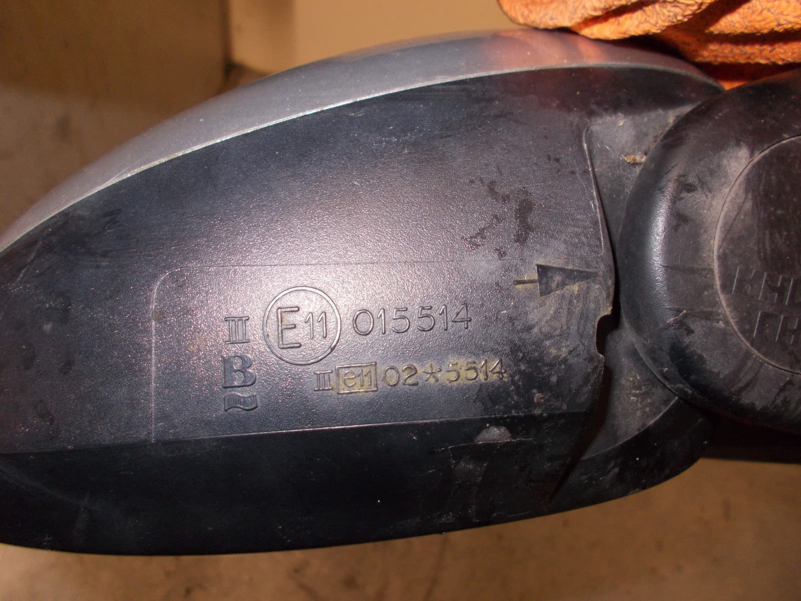 ROVER 45 2004 OS DRIVER SIDE ELECTRIC WING MIRROR SILVER 4004102