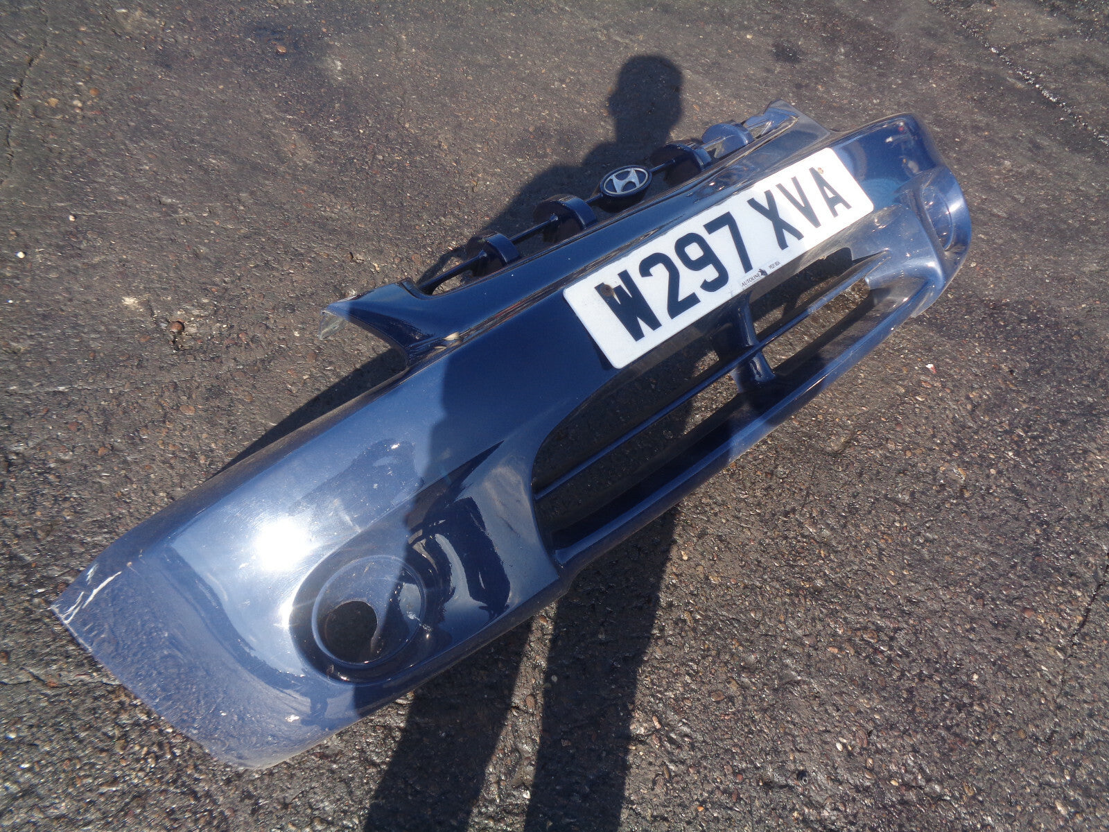 HYUNDAI ACCENT 1 MK2 2000 COMPLETE FRONT BUMPER BLUE
