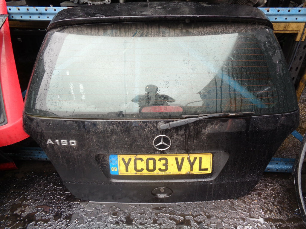 MERCEDES BENZ A-CLASS A190 COMPLETE REAR TAILGATE BLACK
