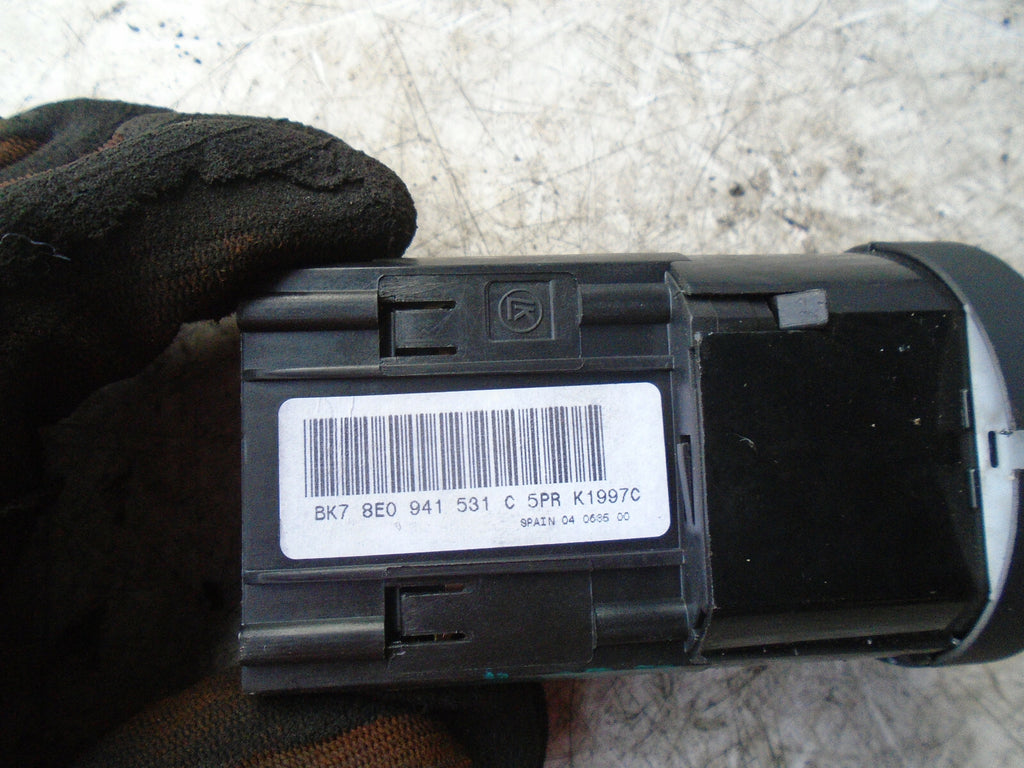 AUDI A4 2007 B6 B7 HEADLIGHT CONTROL SWITCH 8E0941531C