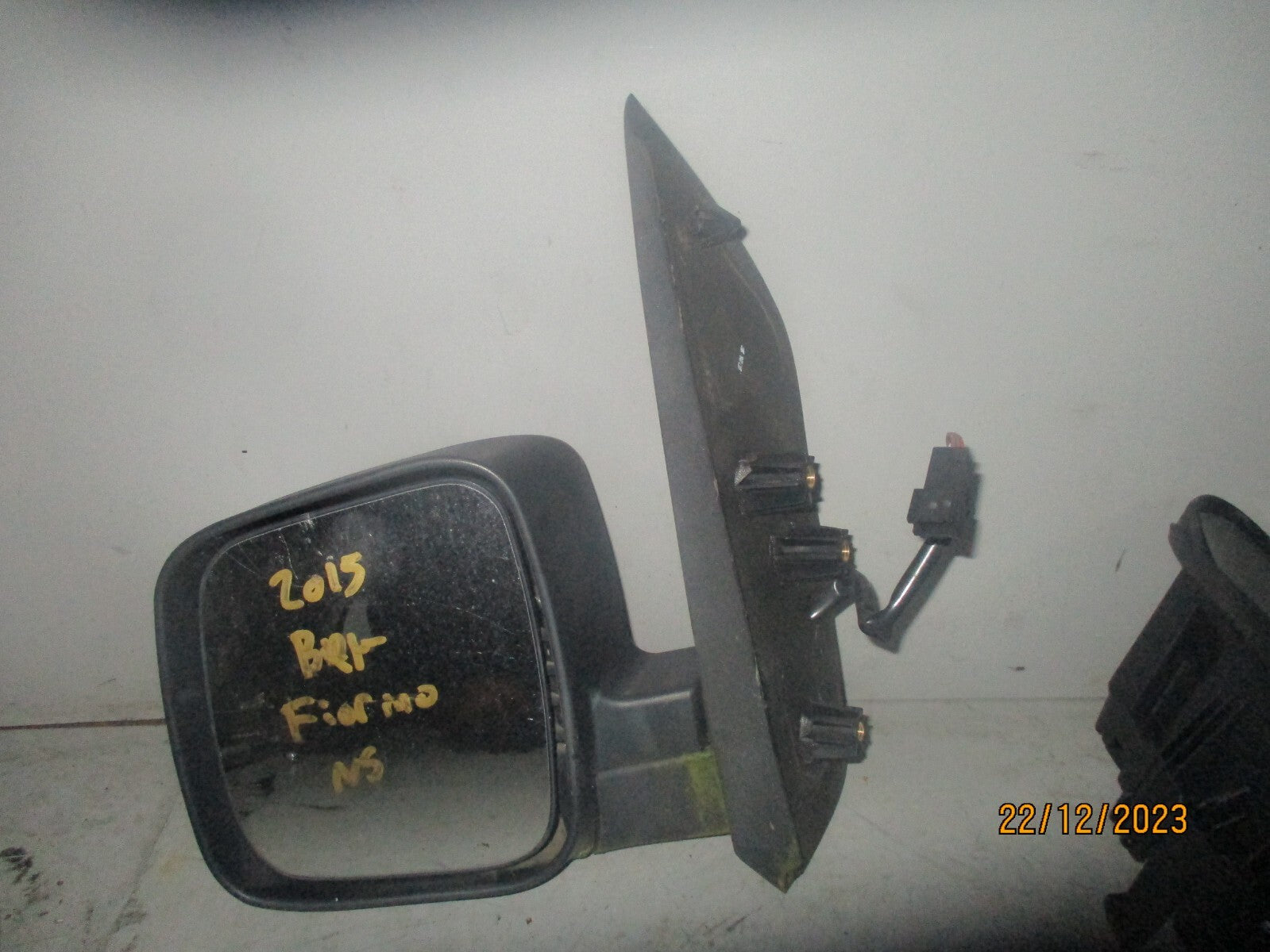 PEUGEOT BIPPER 2015 NSF PASSENGER SIDE FRONT ELECTRIC WING MIRROR BLACK