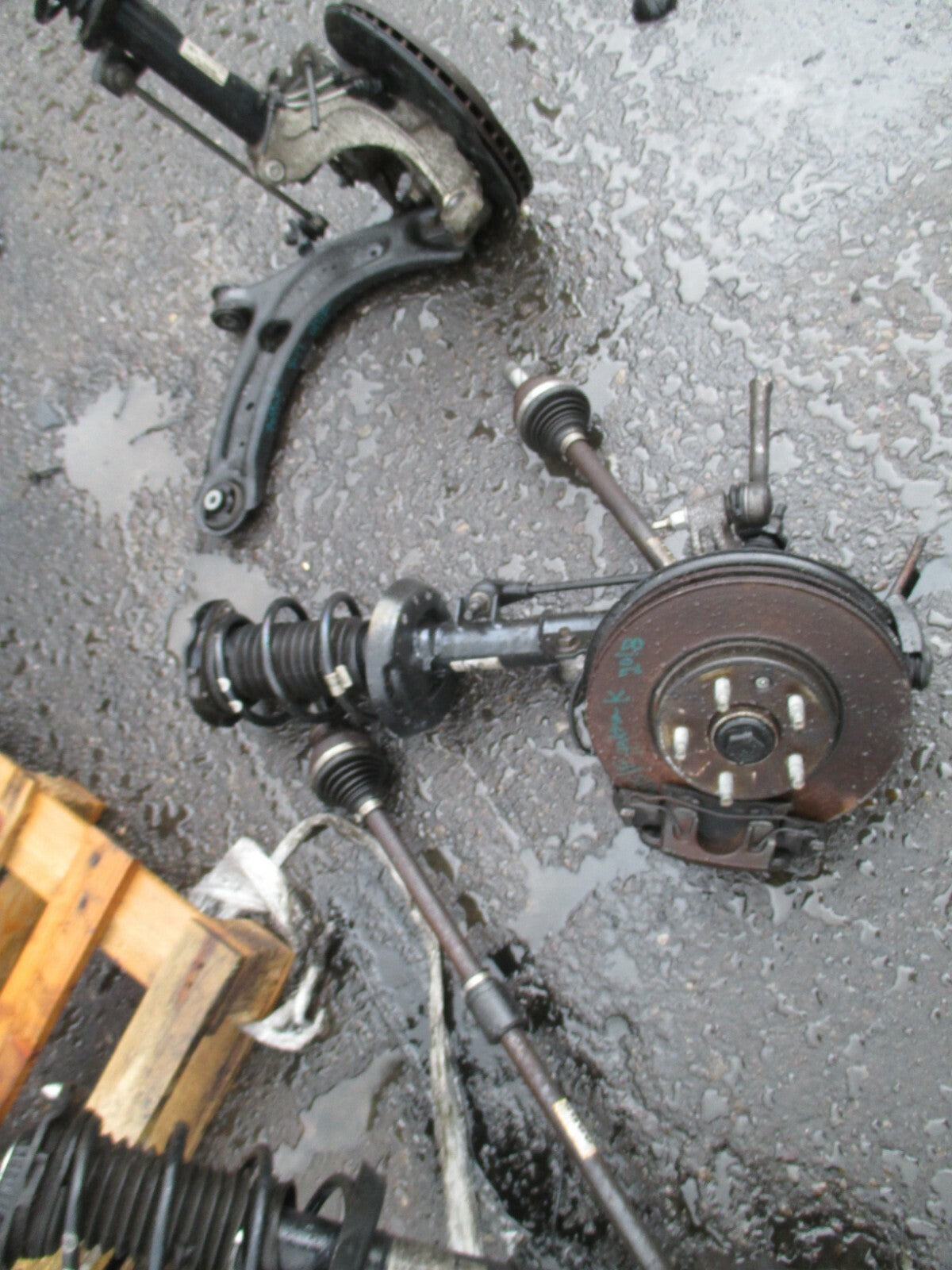 VAUXHALL ASTRA K 2018 NSF PASSENGER FRONT SUSPENSION SPRING HUB WISHBONE BRAKE