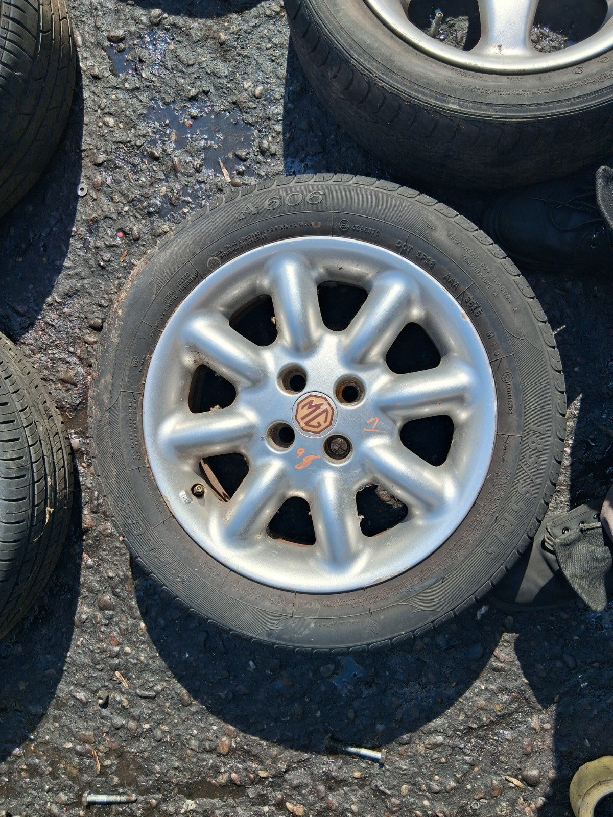 MG MGF 1996 MK1 15 INCH ALLOY WHEEL WITH TYRE 185/55R15
