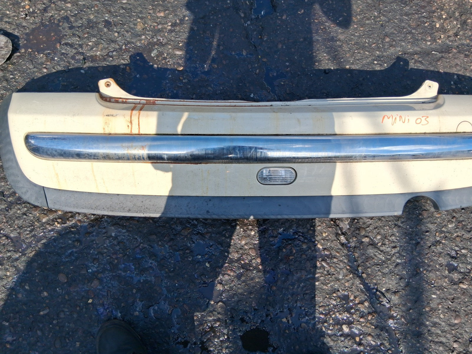 2003 BMW MINI COOPER R50 COMPLETE REAR BUMPER