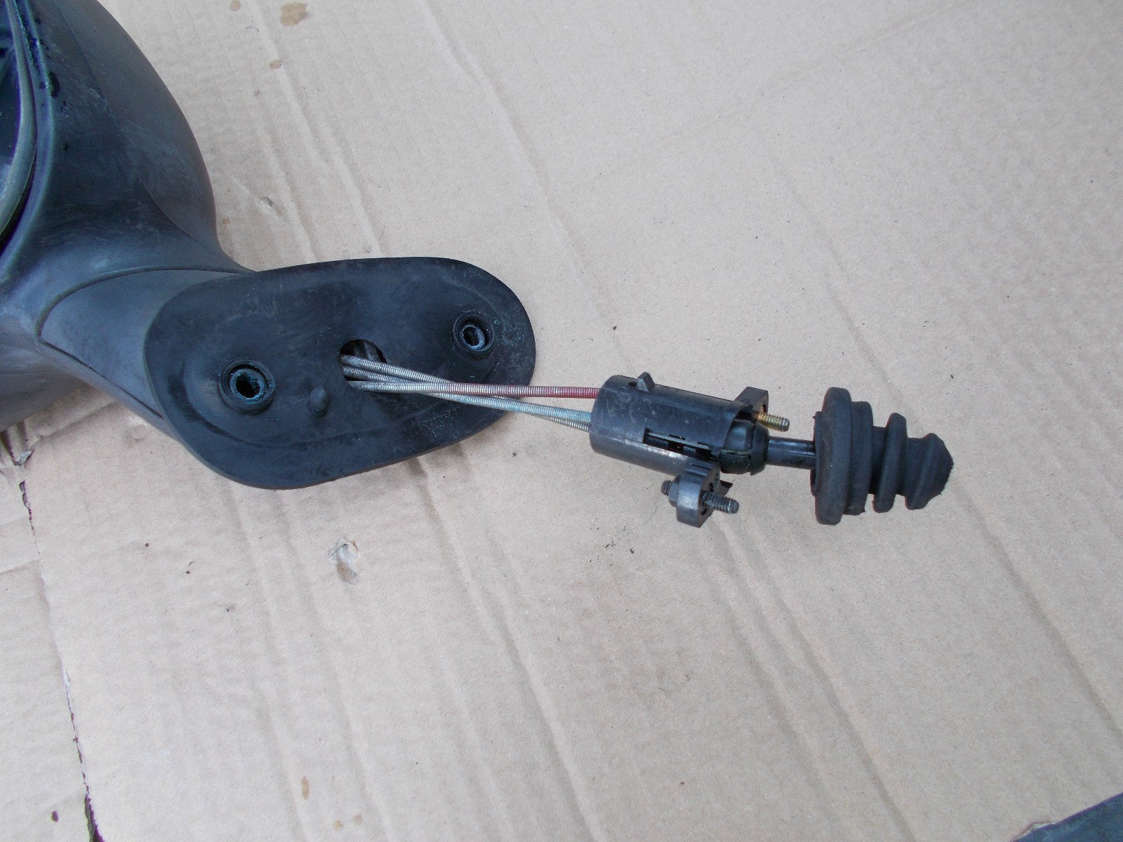2002 DAEWOO MATIZ NS PASSENGER SIDE MANUAL WING MIRROR E13010140 BLACK