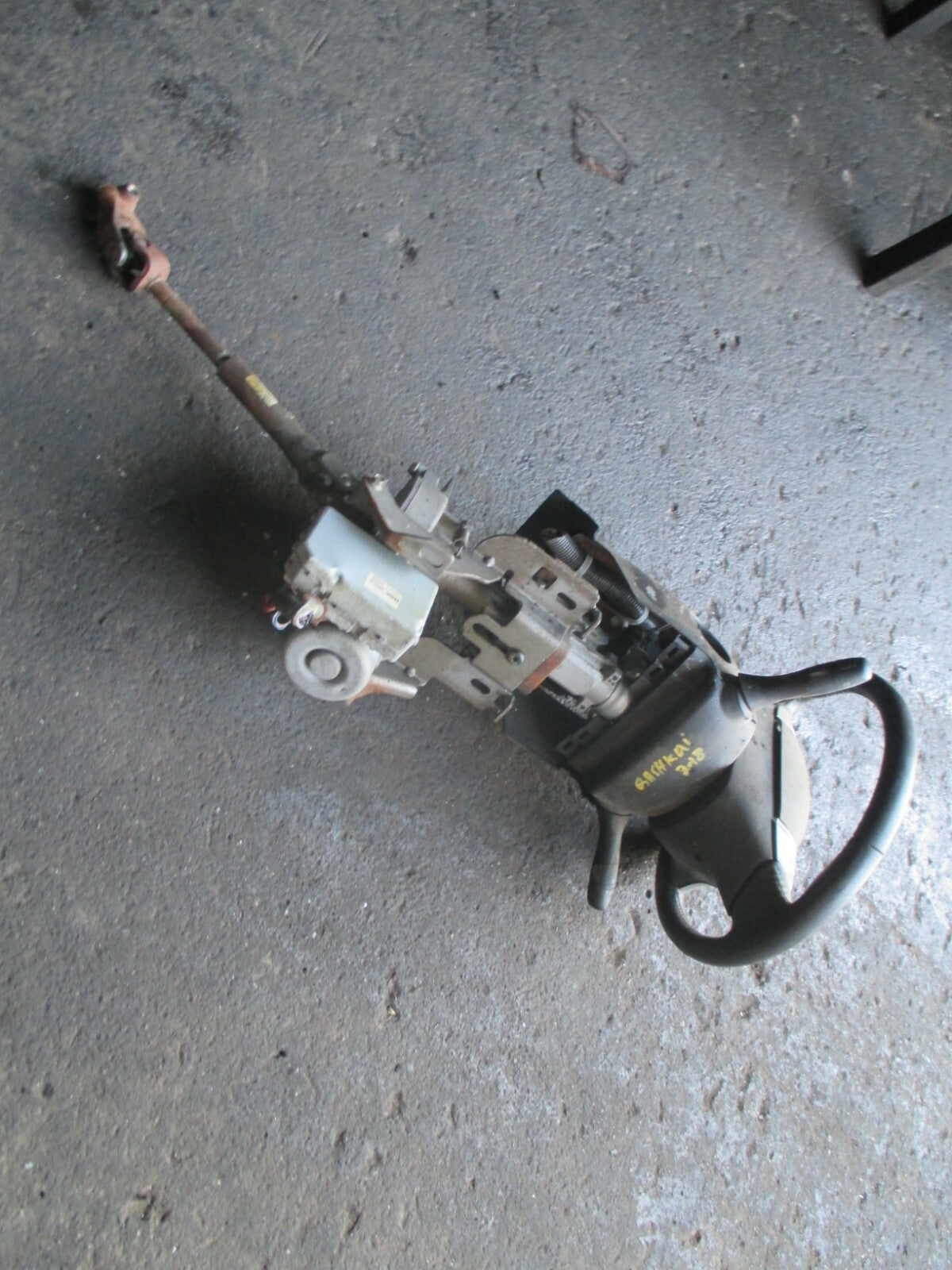 NISSAN QASHQAI J11 MK2 2018 COMPLETE STEERING COLUMN WITH STEERING WHEEL & STALK