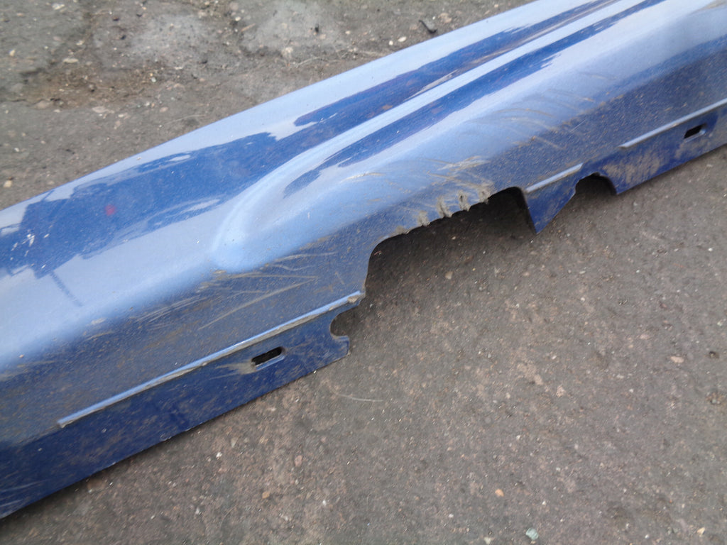 BMW 1 SERIES E82 NS PASSENGER SIDE SILL STRIP SKIRT BLUE
