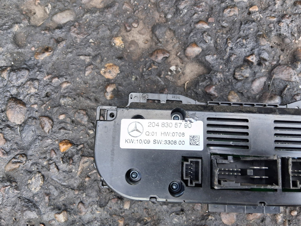 MERCEDES BENZ C CLASS 2009 W204 HEATER AC CLIMATE CONTROL SWITCH 2048305790