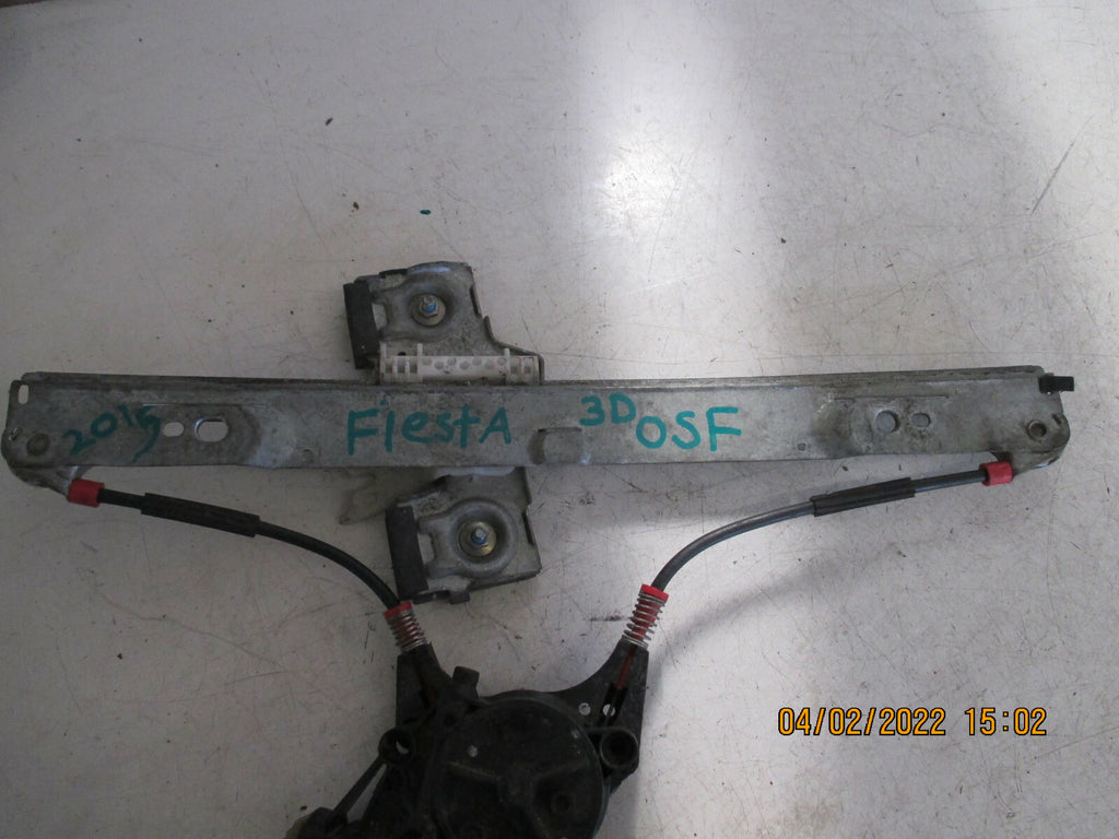 FORD FIESTA MK7 2015 3 DOOR OSF DRIVER FRONT WINDOW REGULATOR MOTOR 8A61-14553-B