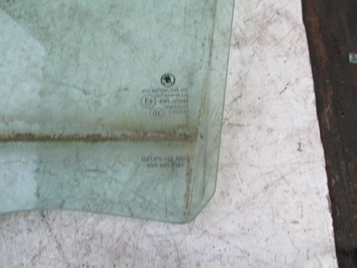SKODA FABIA MK3 NSR PASSENGER SIDE REAR DOOR WINDOW GLASS