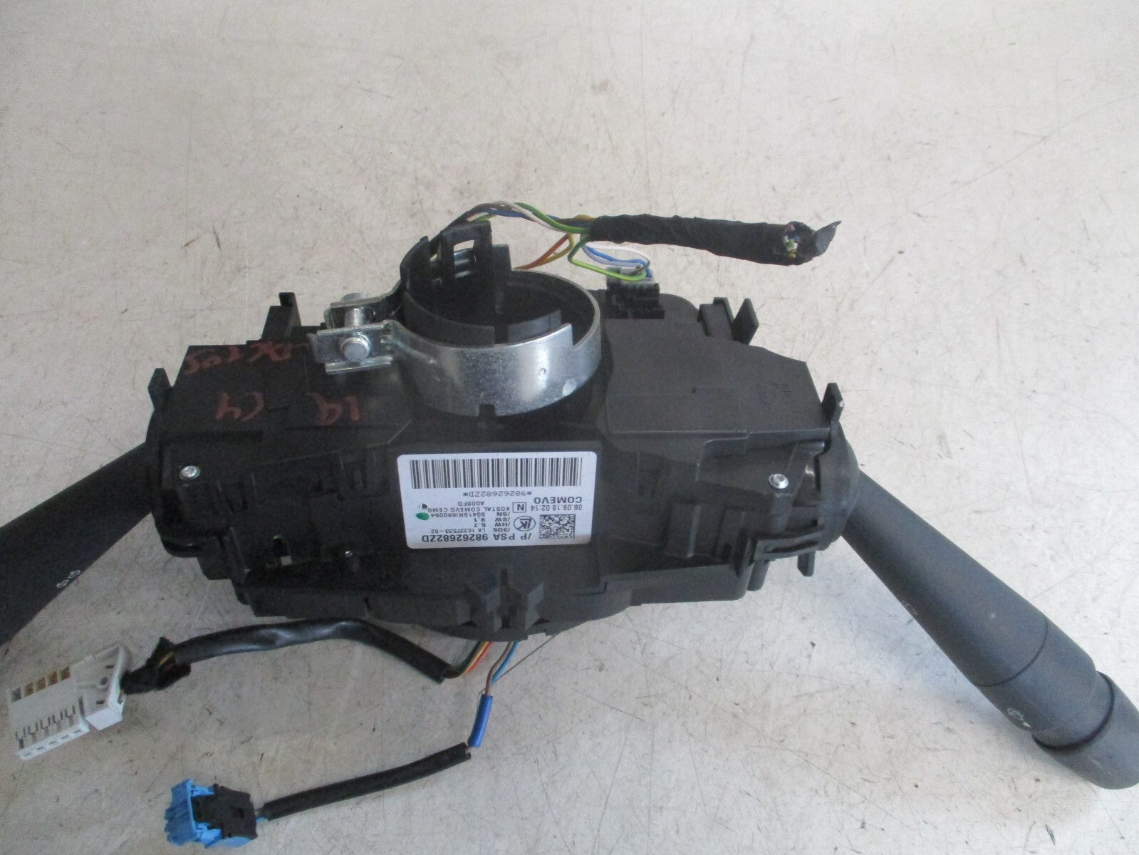 2019 CITROEN C4 CACTUS WIPER INDICATOR STALK SWITCH SQUIB 98262682ZD