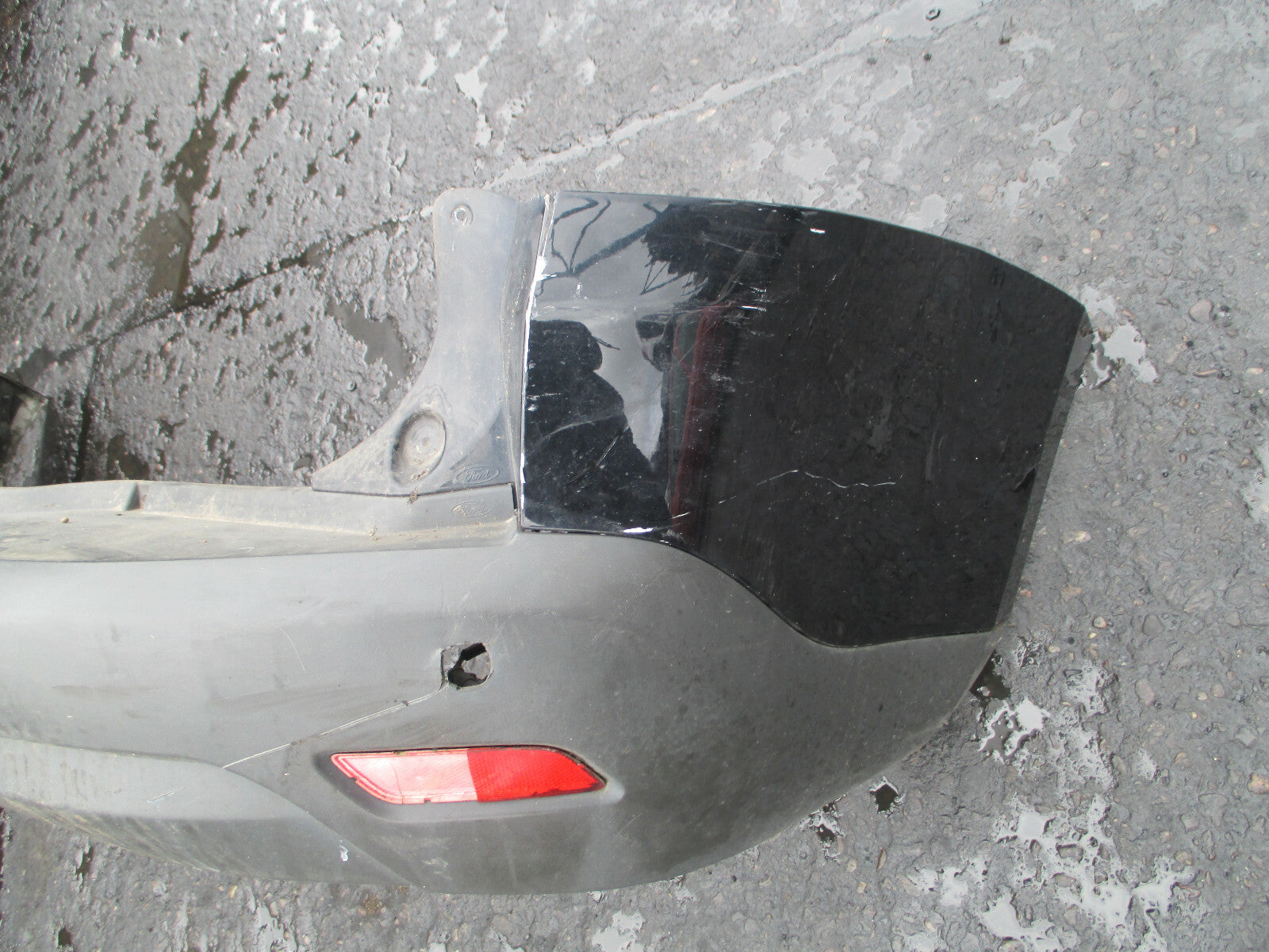 FORD S-MAX 2008 REAR COMPLETE BUMPER BLACK CODE G6