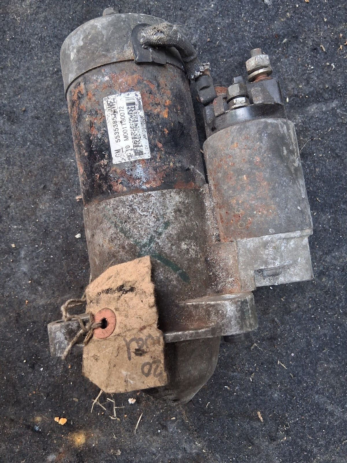 2011 VAUXHALL INSIGNIA ESTATE MK1 2.0 DIESEL STARTER MOTOR 55353857