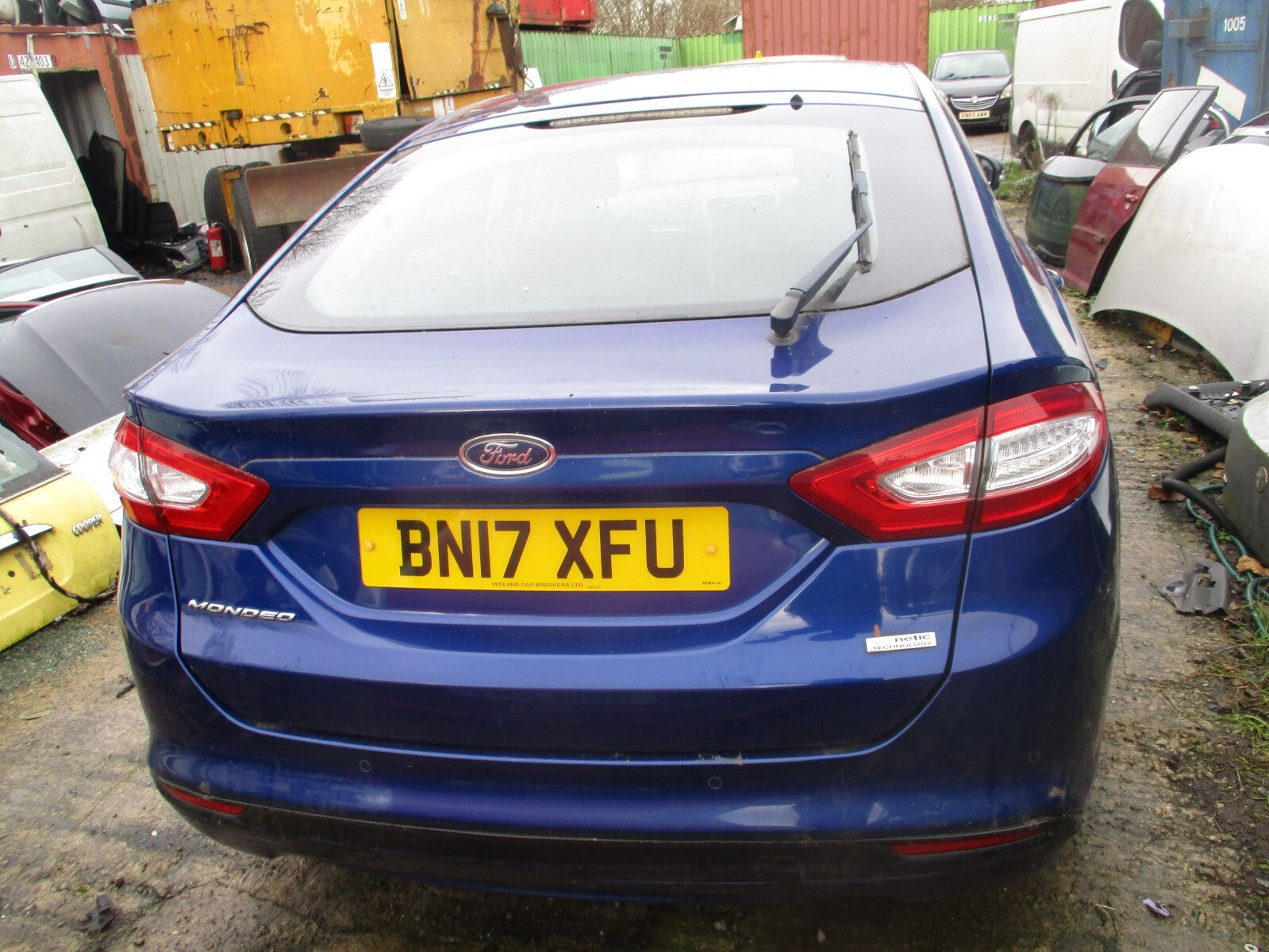 2017 FORD MONDEO MK5 HATCHBACK REAR BARE TAILGATE BOOTLID BLUE LD