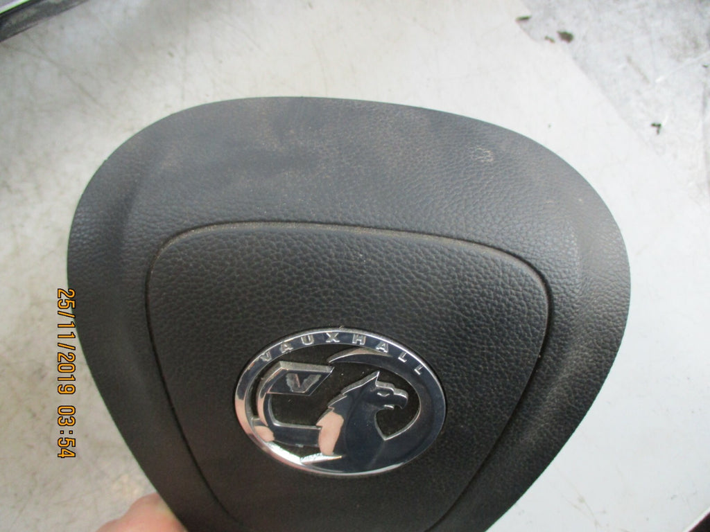 VAUXHALL ASTRA J MK6 2013 STEERING WHEEL AIRBAG SAFETY BAG UNIT 13480288