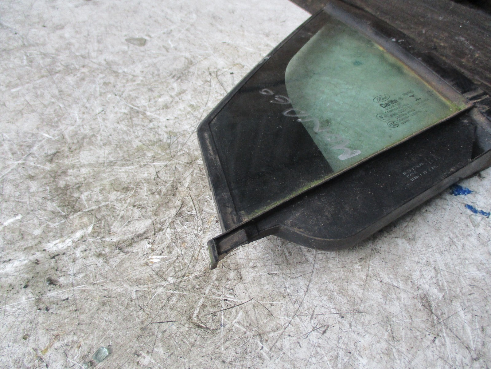 FORD MANDE0 MK5 2019 NSF PASSENGER SIDE REAR QUARTER WINDOW 43R000187