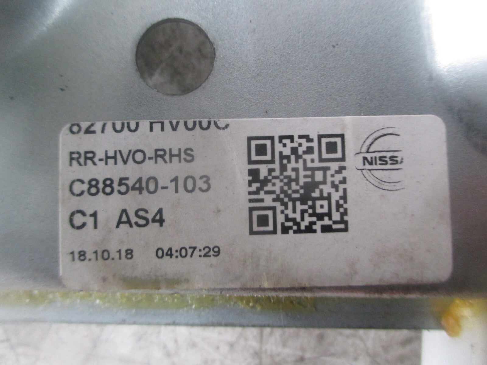2018 NISSAN QASHQAI OSR DRIVER REAR WINDOW REGULATOR MOTOR 82700HV00C