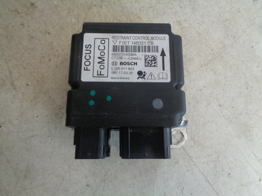 FORD FOCUS MK3 2016 FACELIFT DIESEL SAFETY BAG CONTROL UNIT MODULE F1ET14B321CB