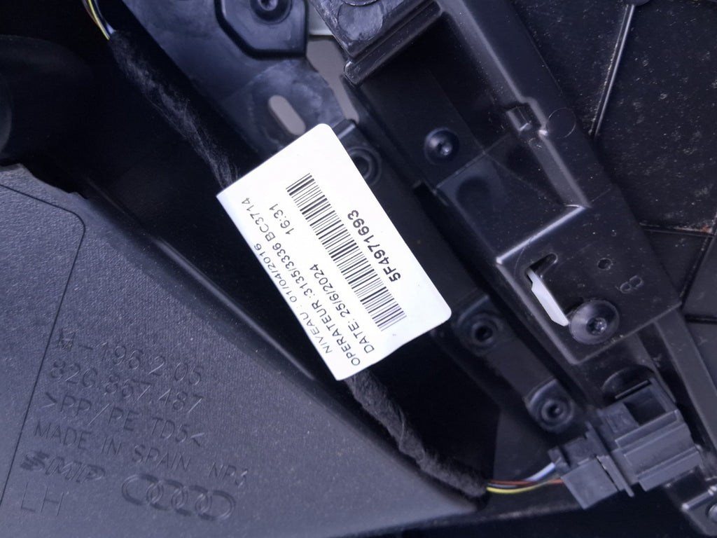 2024 AUDI A1 S LINE MK2 GB NSR PASSENGER SIDE REAR LEFT DOOR CARD 82G839019A