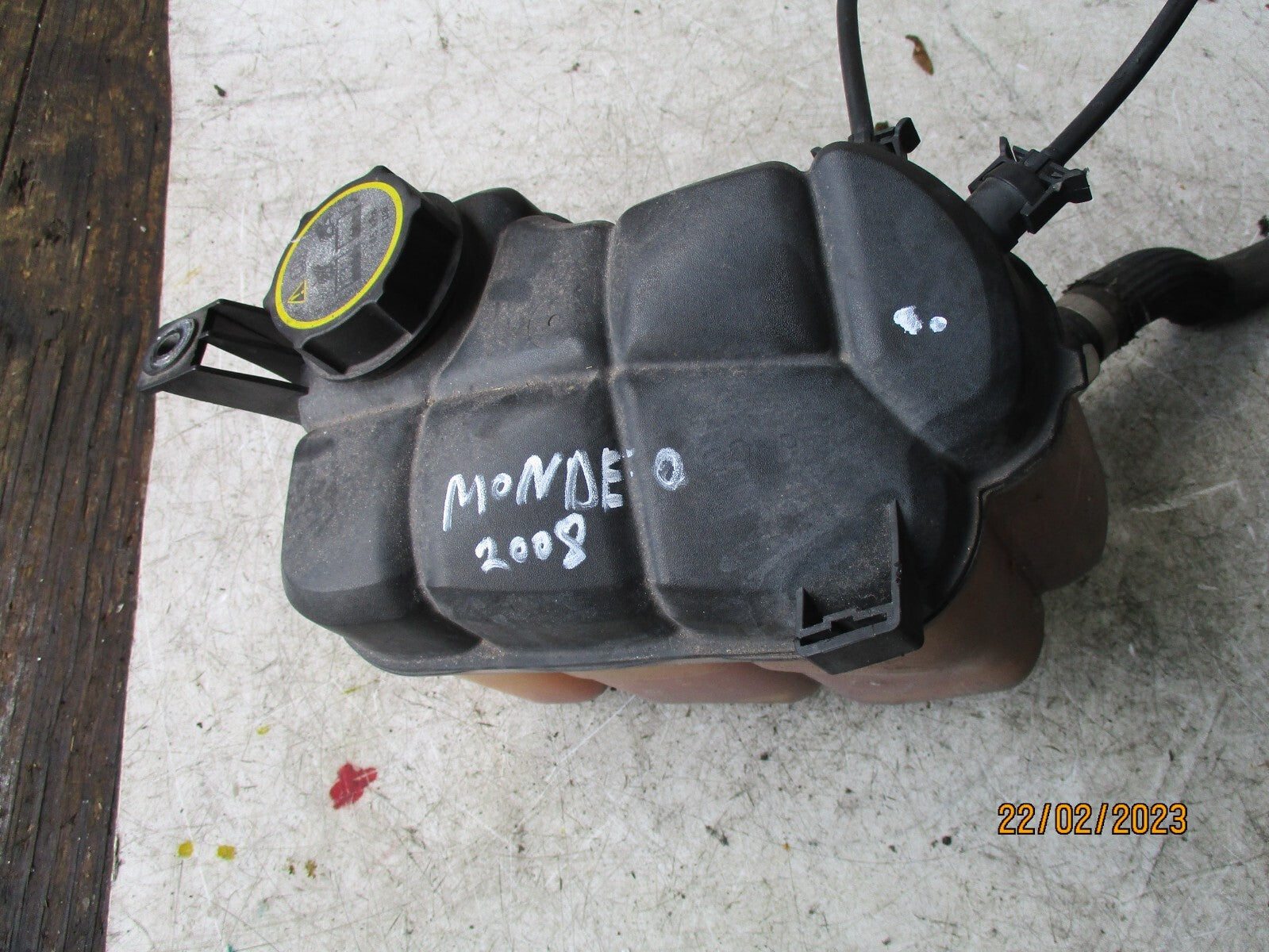 FORD MONDEO MK4 2008 COOLANT RESERVOIR OVERFLOW TANK