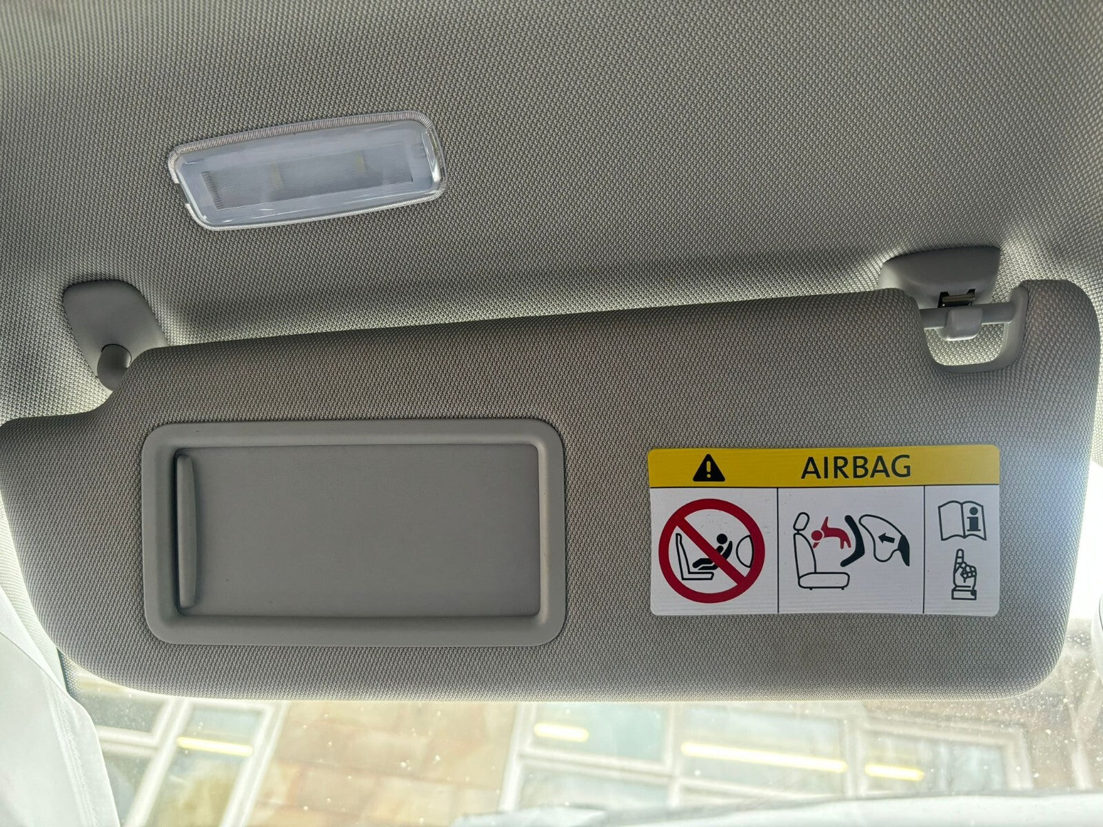 2017 AUDI A6 FACELIFT C7 4G NSF PASSENGER SIDE FRONT SUN VISOR BEIGE