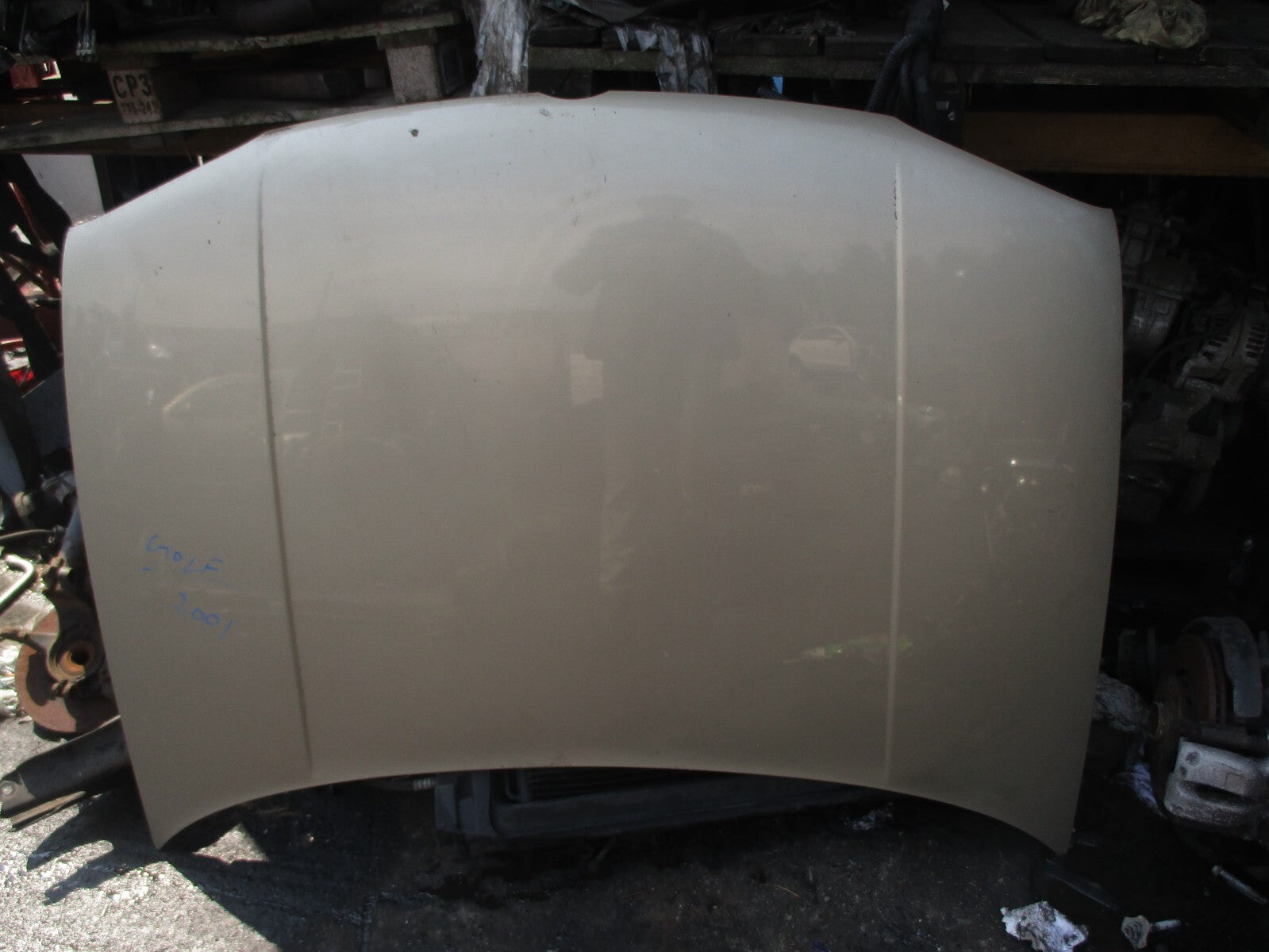 2001 VOLKSWAGEN GOLF MK4 FRONT COMPLETE BONNET BEIGE